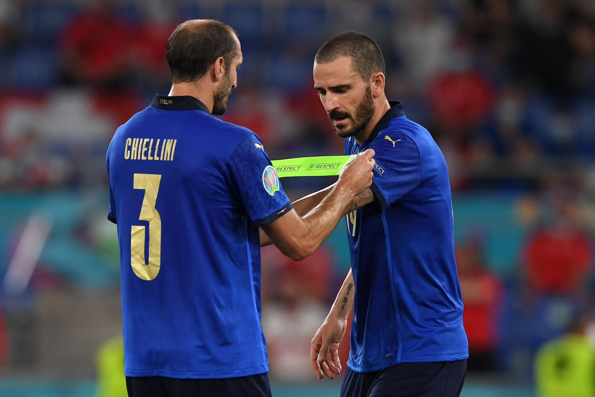 Chiellini en Bonucci, twee verdedigers op ouderdom, zijn nog steeds onmisbaar bij Italië.