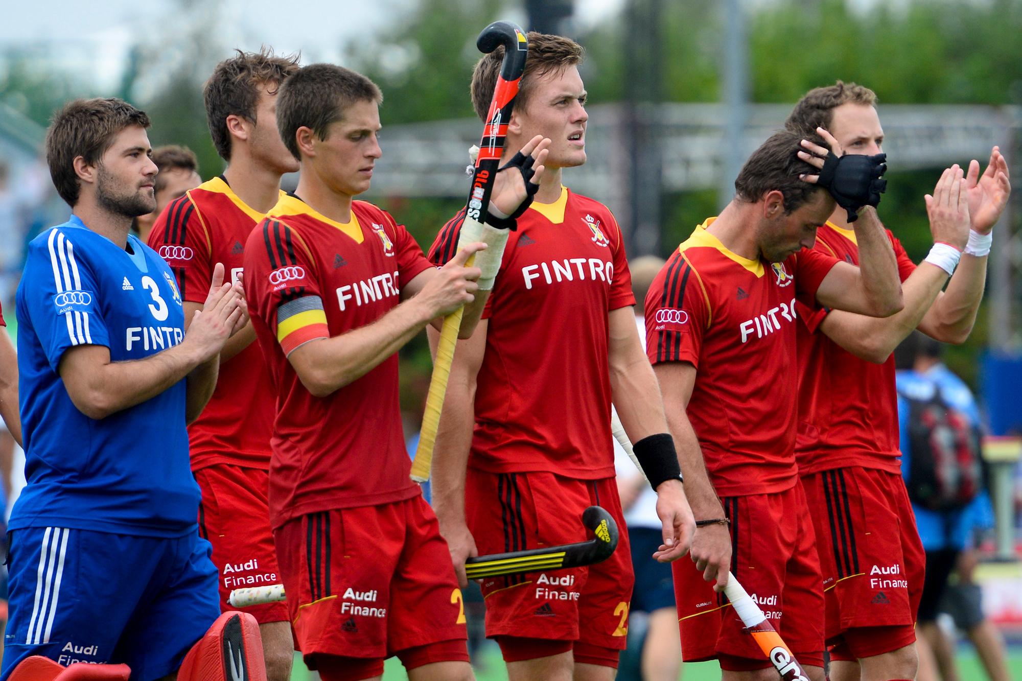 De Red Lions op het EK 2013 in Boom