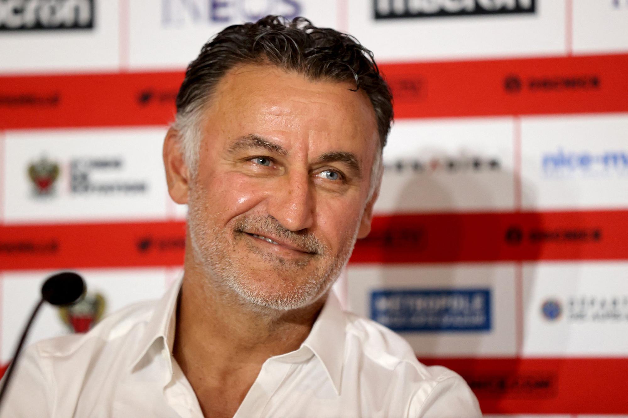 Christophe Galtier, de nieuwe coach van Nice