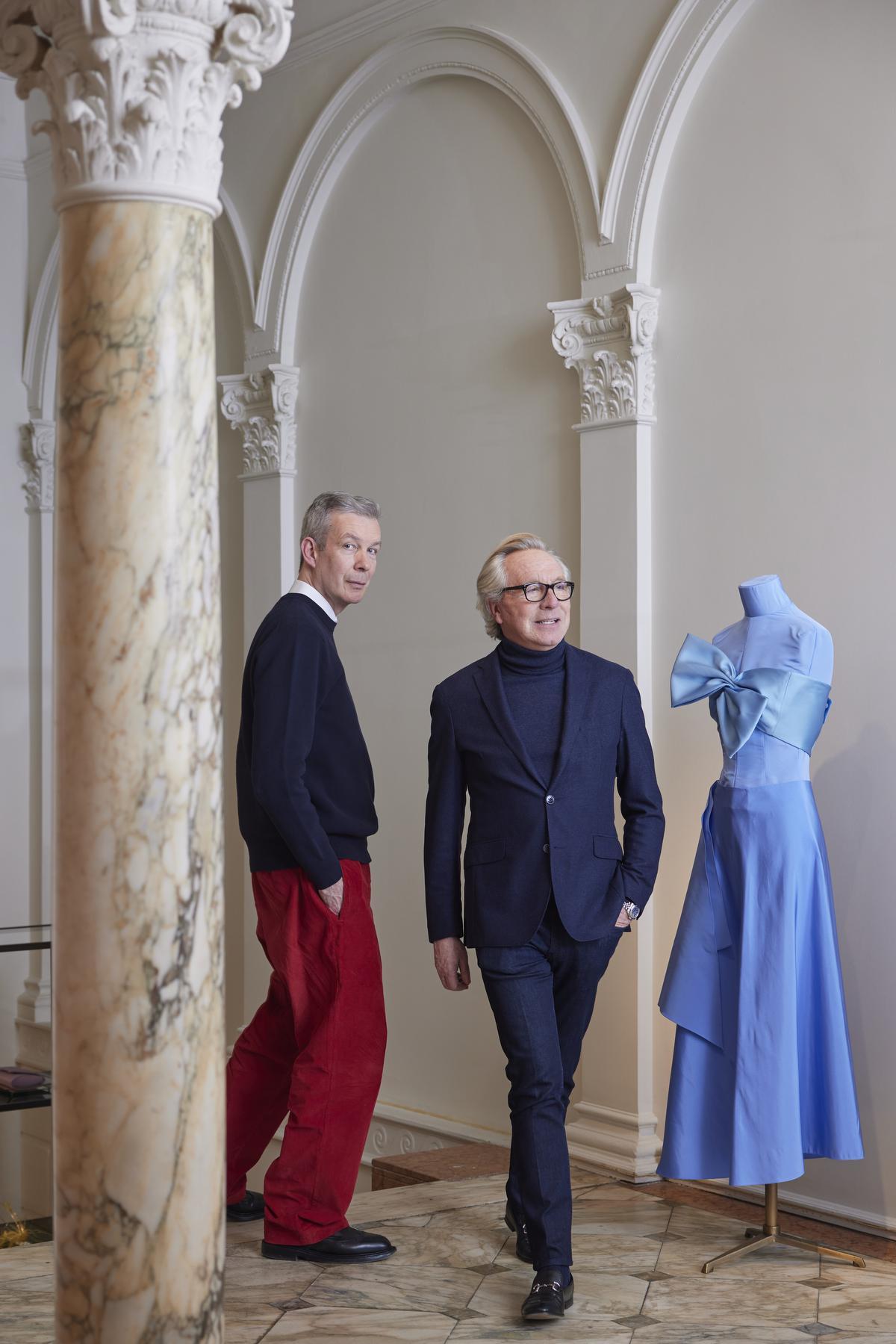 De samenwerking tussen Christophe Coppens en Edouard Vermeulen zorgt voor een frisse wind door het modehuis Natan.© Dirk Alexander