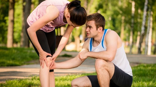 Sport – knee injured