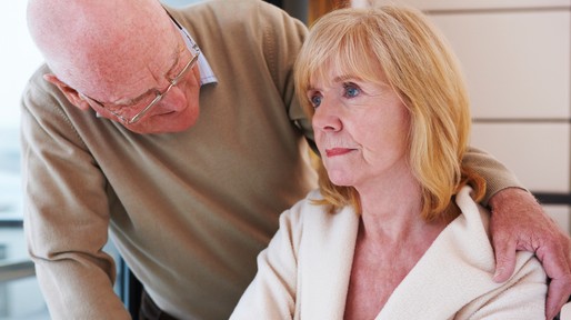 Senior Man Offering Comfort