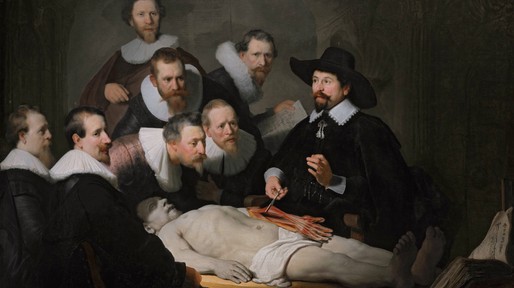 The anatomy lesson of Dr Nicolaes Tulp, by Rembrandt van Rijn