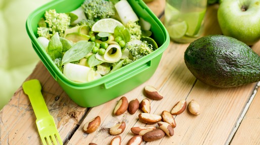 Healthy salad on the table