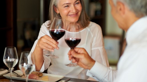 Toasting to their relationship